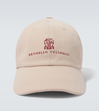 Logo cotton canvas baseball cap | Brunello Cucinelli