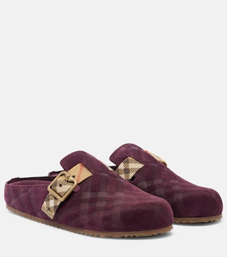 Urchin suede clogs | Burberry
