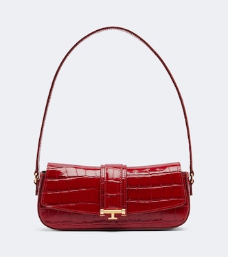 Bodrum croc-effect leather shoulder bag | The New Arrivals Ilkyaz Ozel