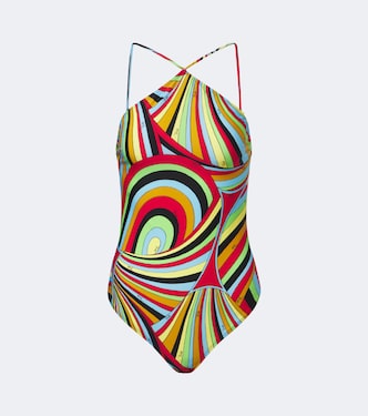Iride halterneck swimsuit | Pucci
