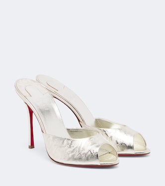 Me Dolly metallic leather mules | Christian Louboutin