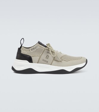 Shadow knitted and leather sneakers | Berluti