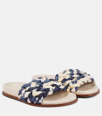 Kacey tie-dye woven slides | Chloé