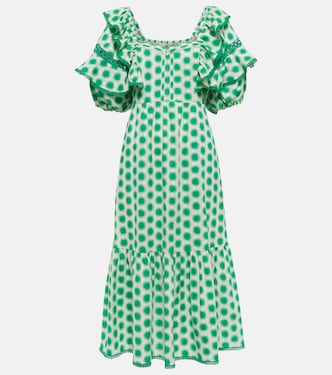 Robe midi Oliver en coton à dentelle | Diane von Furstenberg