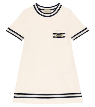 Horsebit cotton dress | Gucci Kids