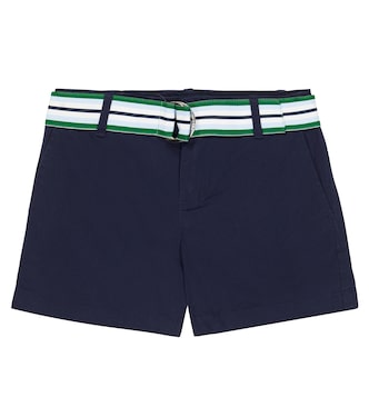 Belted cotton twill shorts | Polo Ralph Lauren Kids