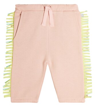 Baby fringed cotton sweatpants | Stella McCartney Kids