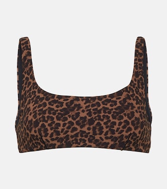 Biarritz Rory leopard-print sports bra | The Upside