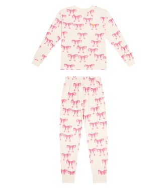 Llama printed cotton jersey pajamas | The Animals Observatory