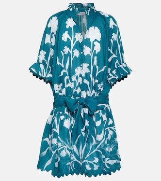 Majorelle cotton poplin shirt dress | Juliet Dunn