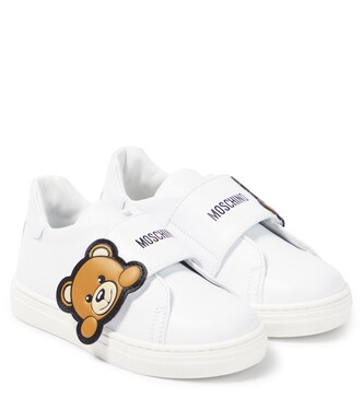 Teddy Bear leather sneakers | Moschino Kids