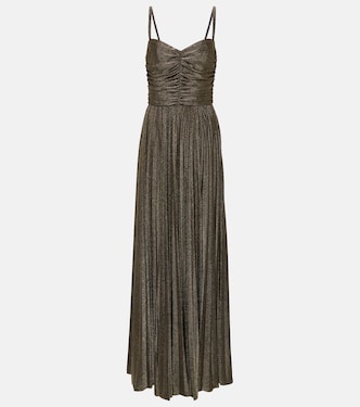 Ruched metallic gown | Dolce&Gabbana