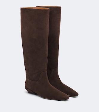 Bettina 25 suede knee-high boots | Paris Texas