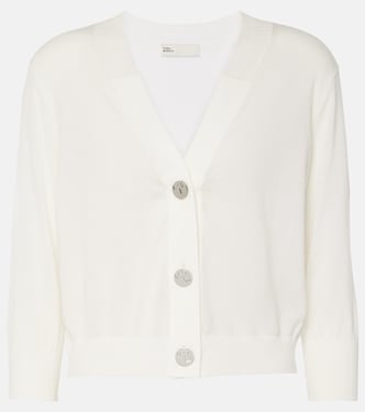 Cropped cotton cardigan | Tory Burch