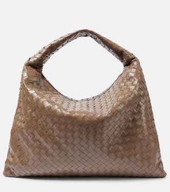Hop Large Intrecciato leather shoulder bag | Bottega Veneta