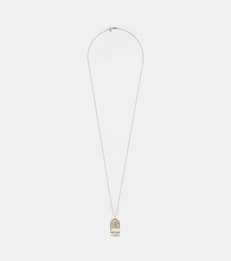 Albert Large 14kt yellow and white gold necklace with diamonds | Sydney Evan