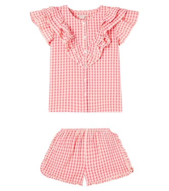 Kim cotton shirt and shorts set | Konges Sløjd