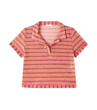 Lumière striped polo shirt | Oséree Kids