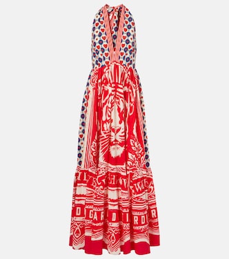 Robe longue Rinse & Roar en coton | Camilla