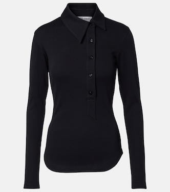 Ribbed-knit cotton jersey top | The Attico