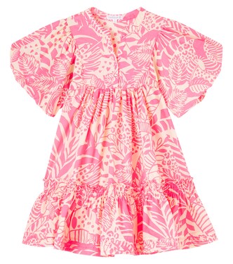 Cruz floral cotton dress | Poupette St Barth Kids