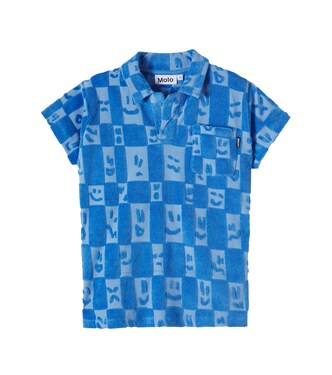 Randel cotton-blend terry polo shirt | Molo