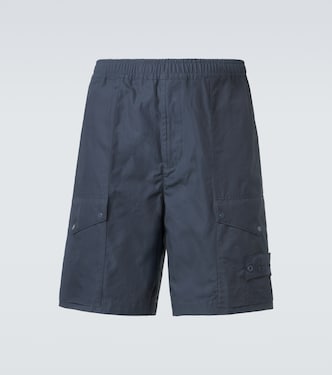 Ghost cotton canvas cargo shorts | Stone Island