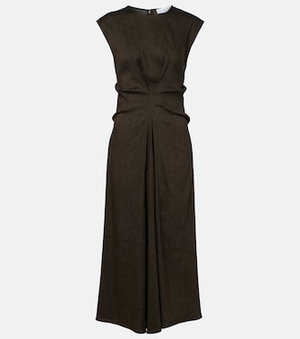 White Label Midikleid Miranda aus einem Leinengemisch | Proenza Schouler