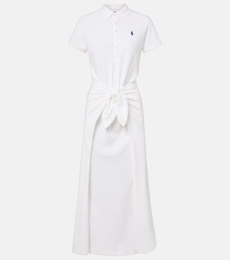 Cotton-blend piqué polo dress | Polo Ralph Lauren