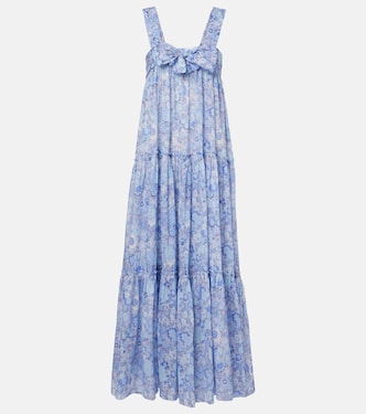 Floral cotton voile maxi dress | Chloé