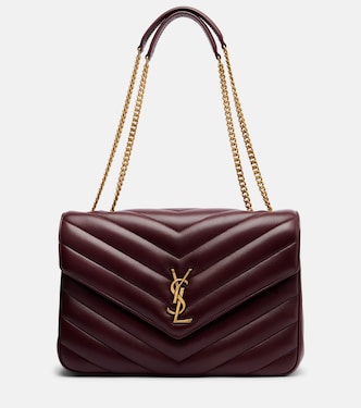 Loulou Large leather shoulder bag | Saint Laurent