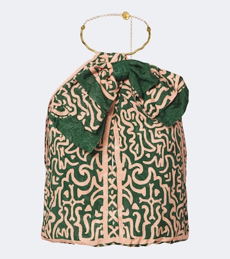 Printed halterneck top | Johanna Ortiz