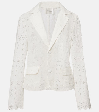 Blazer in cotone con ricamo | Frame