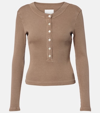Varra ribbed-knit Henley shirt | Citizens of Humanity