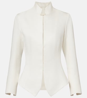 Brianda linen satin jacket | The Row