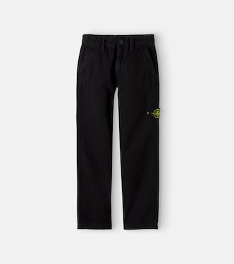 Compass cotton pants | Stone Island Junior
