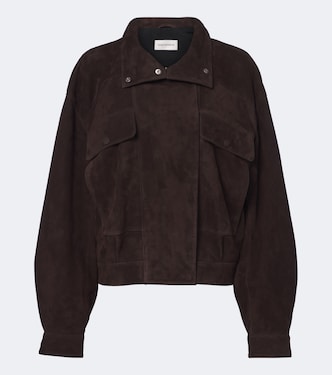 Blouson aus Veloursleder | Nour Hammour