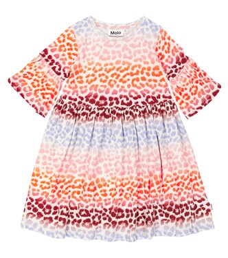 Chasity jaguar-print cotton dress | Molo