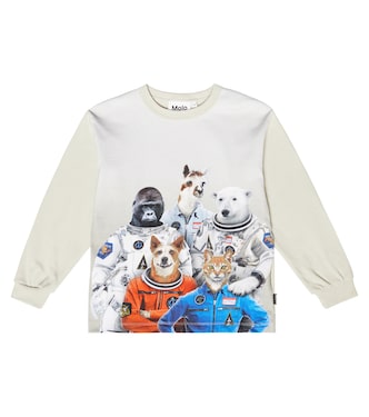 Rin printed cotton sweatshirt | Molo