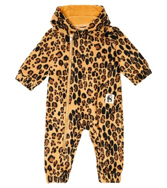 Baby leopard-print onesie | Mini Rodini