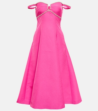 Robe midi à ornements | Self-Portrait