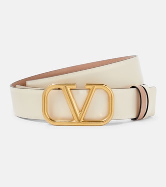 VLogo Signature 30 reversible leather belt | Valentino Garavani