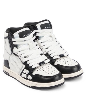 Skeleton leather high-top sneakers | Amiri Kids