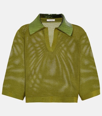 Top raccourci Essential Ease en laine et soie mélangés | Dorothee Schumacher