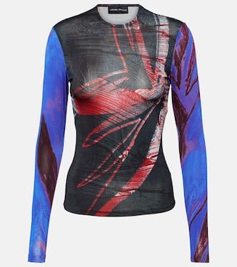 Printed jersey top | Louisa Ballou