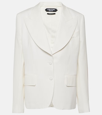 Single-breasted silk blazer | Tom Ford