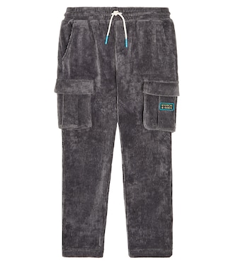 Cotton-blend corduroy cargo sweatpants | Scotch & Soda Kids