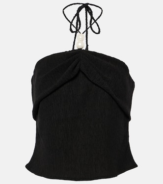 Halterneck crop top | Magda Butrym