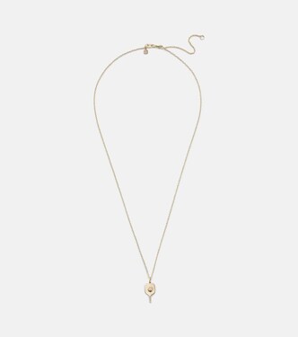 Collier Pickleball en or 14 ct et diamants | Sydney Evan