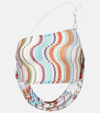 Zig Zag lamé crop top | Missoni